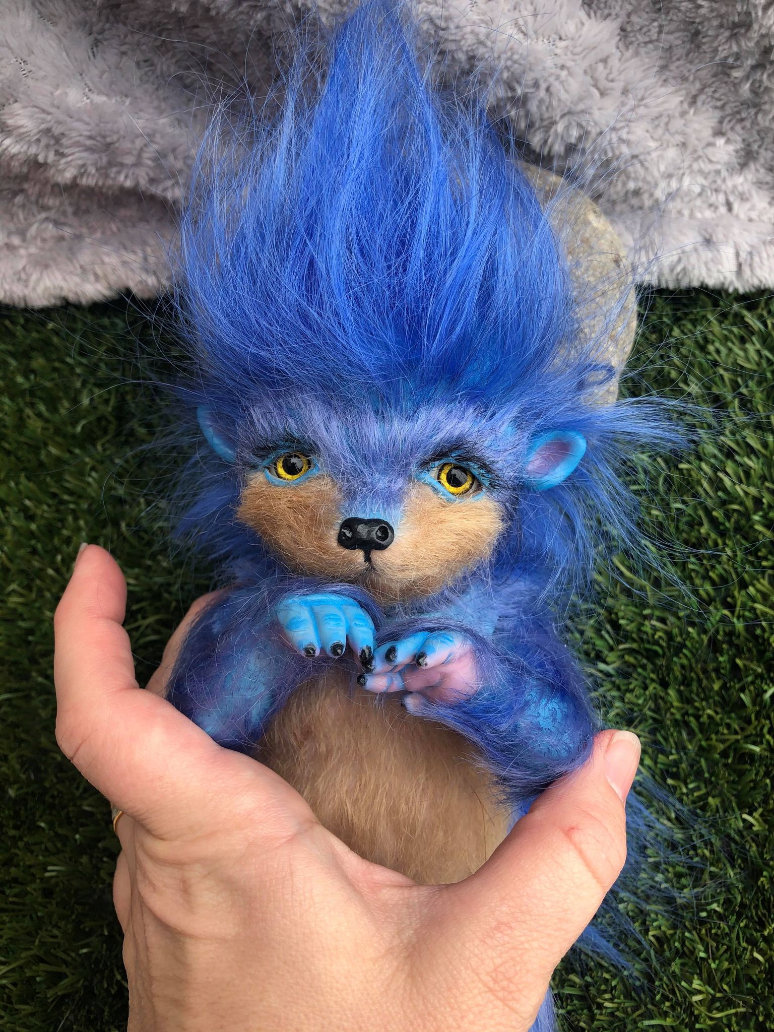 Hans the Hedgehog Blank Vinyl Doll Kit – Enchanted Kreature Kits